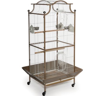 Image showing  Pagoda Cockatiel Bird Cage, Coco/Cream, Coco