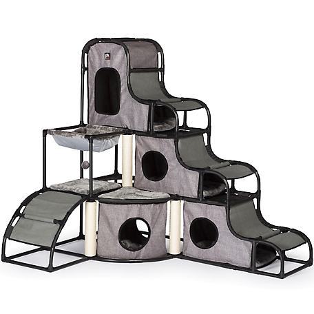 Prevue Pet Products 56 in. Catville Cat Tower, Gray