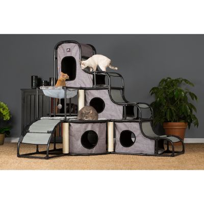 Image showing  56 in. Catville Cat Tower, Gray