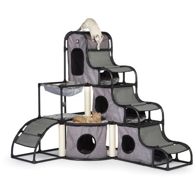 Image showing  56 in. Catville Cat Tower, Gray