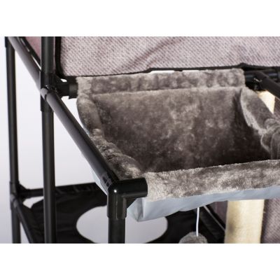 Image showing 6 th Prevue Pet Products 56 in. Catville Cat Tower, Gray
