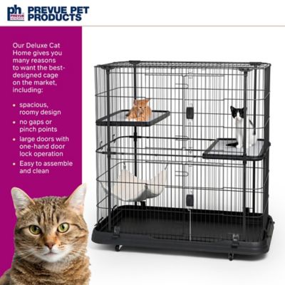 Image showing 8 th Prevue Pet Products Deluxe Cat Home, 44.88 in.
