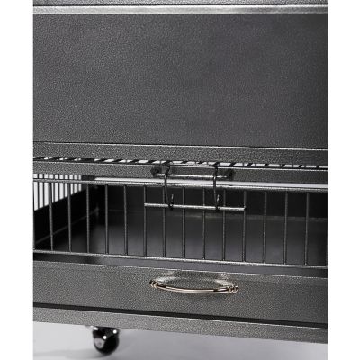 Image showing 7 th Prevue Pet Products 11-3/4 in. x 21-3/4 in. Dometop Bird Cage, Black, Medium