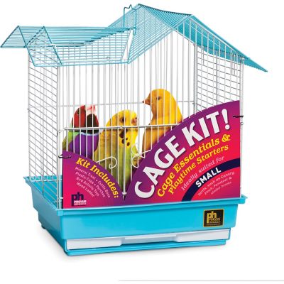 Prevue Pet Products Double Roof Bird Cage Kit Turquoise