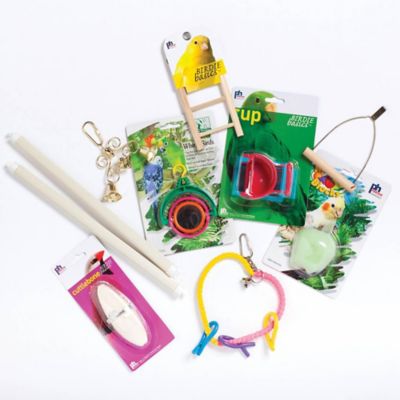 Image showing  Square Roof Bird Cage Kit, White