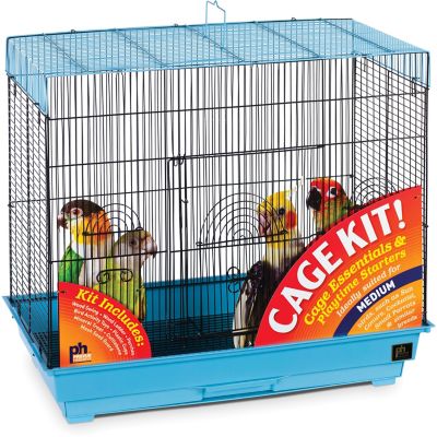 Prevue Pet Products Flight Bird Cage Kit, Blue/Black