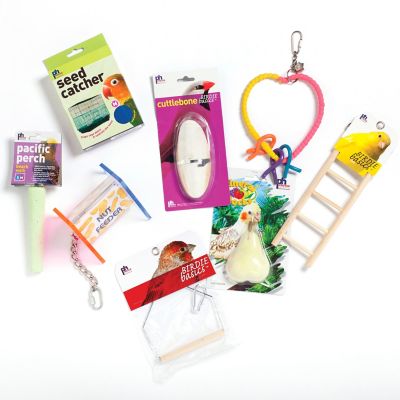 Image showing  Flight Bird Cage Kit, Blue/Black