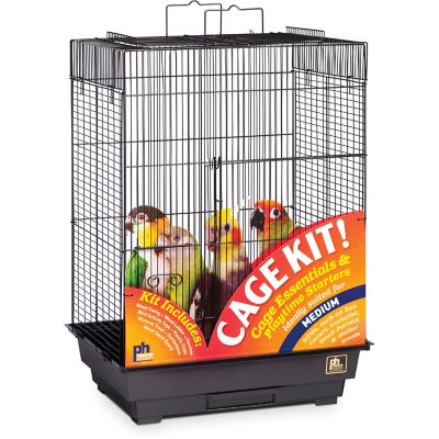 Prevue Pet Products Play Top Bird Cage Kit Black