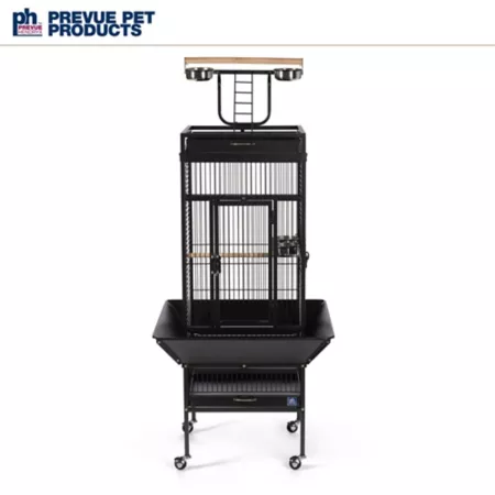 Prevue Pet Products Select Wrought Iron Bird Cage 18 in x 18 in x 57 in Black Pet Bird Cages