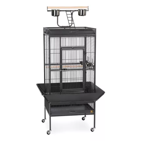 Prevue Pet Products Select Wrought Iron Bird Cage 24 in x 20 in x 60 in Black Pet Bird Cages