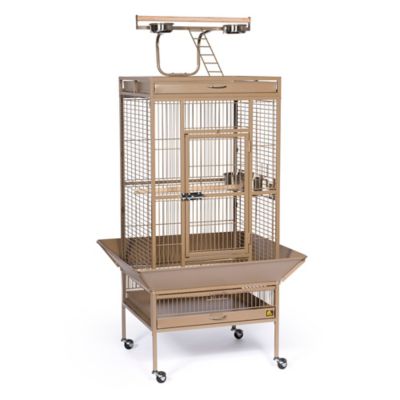 Prevue Pet Products Wrought-Iron Select Bird Cage, 24 in. x 20 in. x 60 in., Coco
