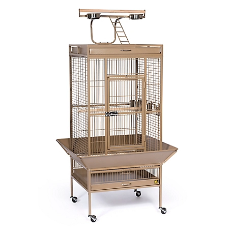 Prevue Pet Products Wrought-Iron Select Bird Cage, 24 in. x 20 in. x 60 in., Coco