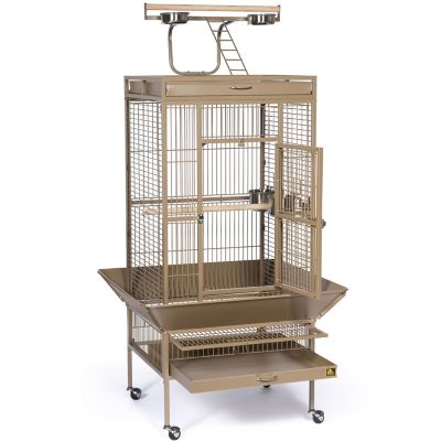 Image showing  Wrought-Iron Select Bird Cage, 24 in. x 20 in. x 60 in., Coco