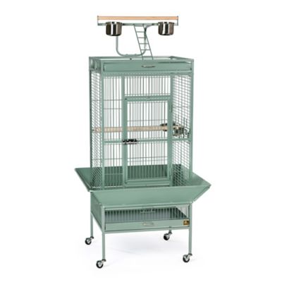 Prevue Pet Products Wrought-Iron Select Bird Cage, 24 in. x 20 in. x 60 in., Sage