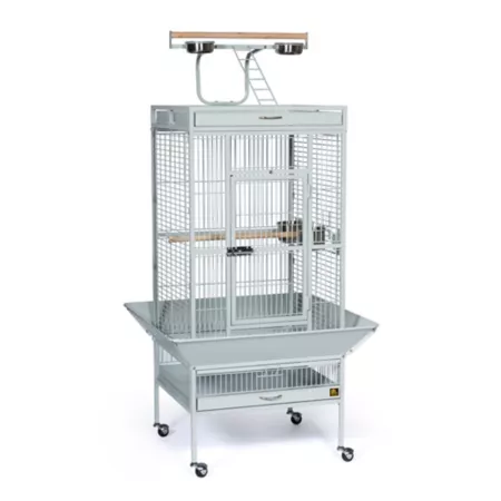 Prevue Pet Products Select Wrought Iron Bird Cage 24 in x 20 in x 60 in Pewter Pet Bird Cages