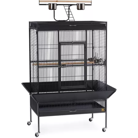 Prevue Pet Products Select Wrought Iron Bird Cage 36 in x 24 in x 66 in Pewter/Black Pet Bird Cages