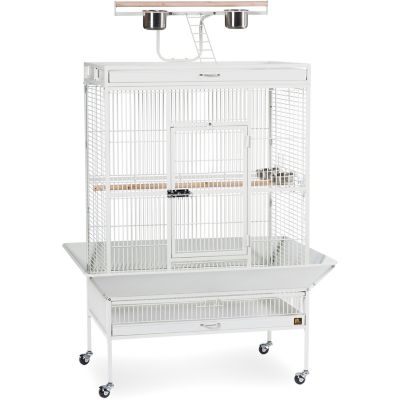 Prevue Pet Products Wrought-Iron Select Bird Cage, Pewter, 36 in. x 24 in. x 66 in., Black -  3154C