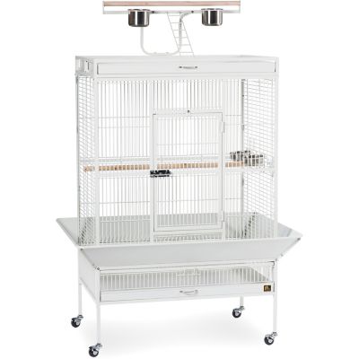 Prevue Pet Products 36 in. x 24 in. x 66 in. Wrought-Iron Select Bird Cage, Pewter/Black