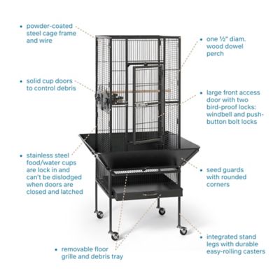 Image showing  Park Plaza Bird Cage, Black