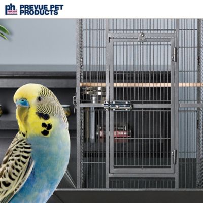 Image showing 7 th Prevue Pet Products Park Plaza Bird Cage, Black