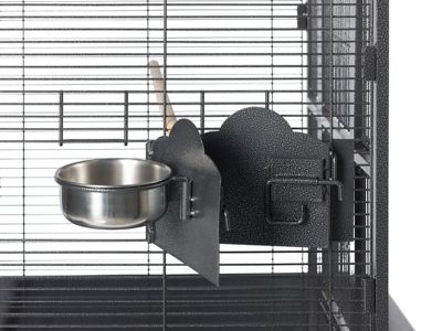 Image showing 8 th Prevue Pet Products Park Plaza Bird Cage, Black