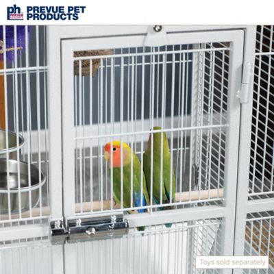 Image showing 7 th Prevue Pet Products 49 in. Park Plaza Bird Cage, Pewter