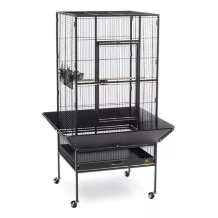 Prevue Pet Products Park Plaza 52 3/4 in Bird Cage Coconut Brown/Black Pet Bird Cages