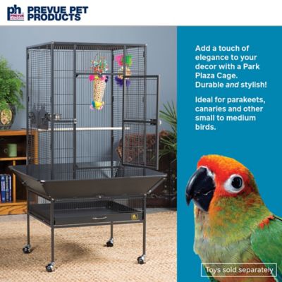 Image showing  52-3/4 in. Park Plaza Bird Cage, Coco Brown/Black