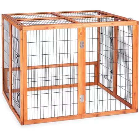 Prevue Pet Products Large Rabbit Playpen 43.75-in x 40-in Small Pet Playpens