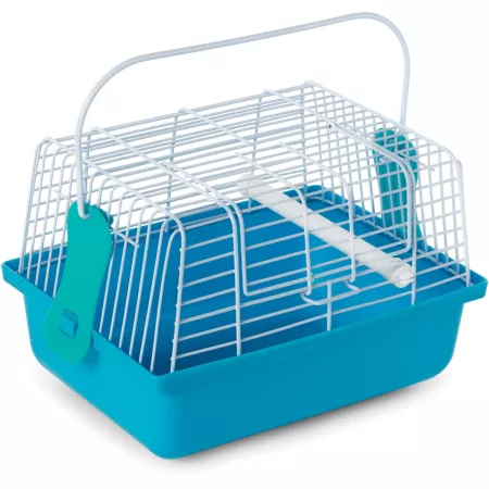 Prevue Pet Products Travel Crate for Birds and Small Animals Blue Small Pet Carriers