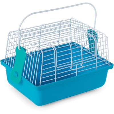 Image showing  Travel Cage for Birds and Small Animals, Blue