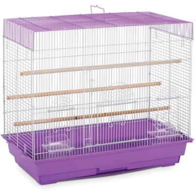 Prevue Pet Products Flight Bird Cage, 26 in. x 14 in. x 22.25 in., Lilac/White