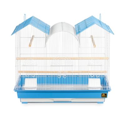 Prevue Pet Products Triple Roof Cockatiel Bird Cage, Blue