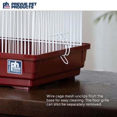 Image showing  Deluxe Hamster and Gerbil Cage, 22.5 in. x 12 in., Bordeaux Red