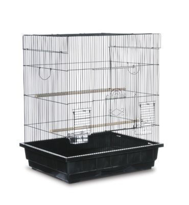 Prevue Pet Products Square Top Parakeet Bird Cage, Black