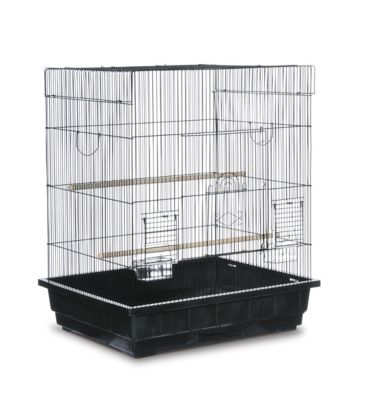 Prevue Pet Products 29-1/2 in. Square Top Parakeet Bird Cage, Black