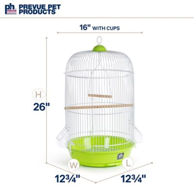Image showing 6 th Prevue Pet Products Classic Round Bird Cage, Green