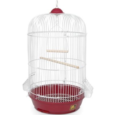 Prevue Pet Products Classic Round Bird Cage, Red We purchased the round parakeet Prevue Pet cage several weeks ago and we are happy to say that it is a perfect item to be added to our home