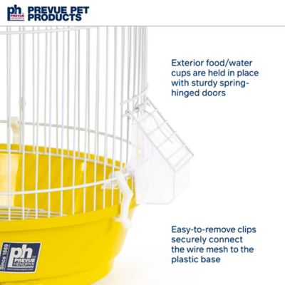 Image showing  Classic Round Bird Cage, Yellow