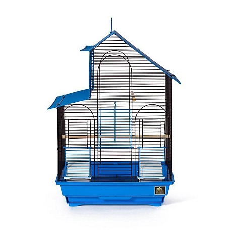 Prevue Pet Products 2-Tone House Style Bird Cage, Black