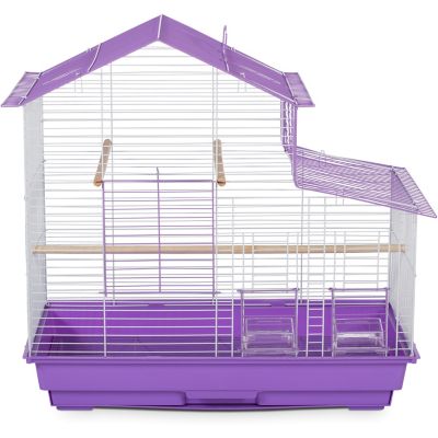 bird cage that looks like a house