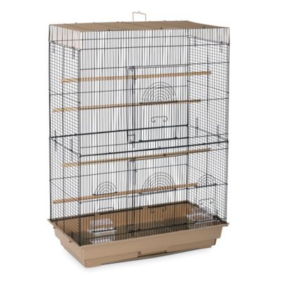 Prevue Pet Products Flight Bird Cage, 26 in. x 14 in. x 36 in., Brown/Black This cage is perfect-what a bargain! Would definately recommend for any small bird!