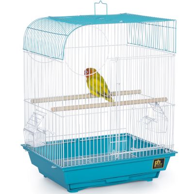 Image showing  South Beach Flat Top Bird Cage, Teal