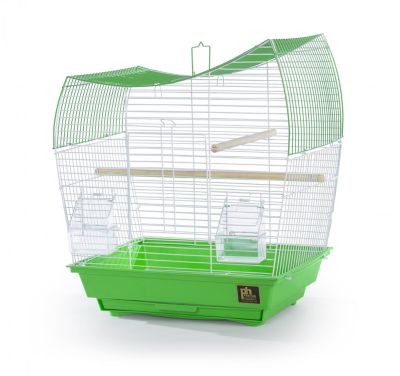 Image showing  South Beach Wave Top Bird Cage, Lime