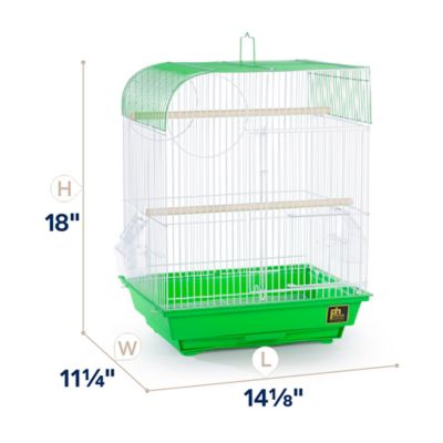 Image showing  South Beach Flat Top Bird Cage, Lime