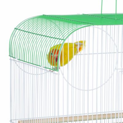 Image showing  South Beach Flat Top Bird Cage, Lime