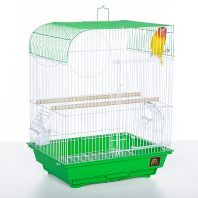 Image showing  South Beach Flat Top Bird Cage, Lime
