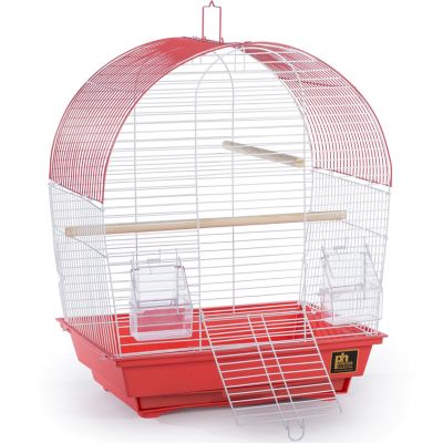 Image showing  South Beach Dome Top Bird Cage, Coral