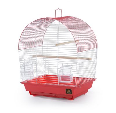 Image showing  South Beach Dome Top Bird Cage, Coral