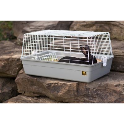 Image showing  Bella Small Animal Cage, 27.25 in. x 17.38 in., Gray